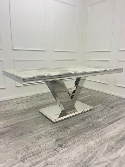 Venice Dining Table 180cm & Chelmsford Dining Chairs