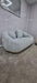 Cloud boucle fabric 3+2 Seater grey And gold