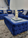 120cm x 60cm CHESTERFIELD UPHOLSTERED FOOTSTOOL/COFFEE TABLE WITH GLASS