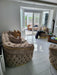 Ambassador 2 Seater In Beige and Gold