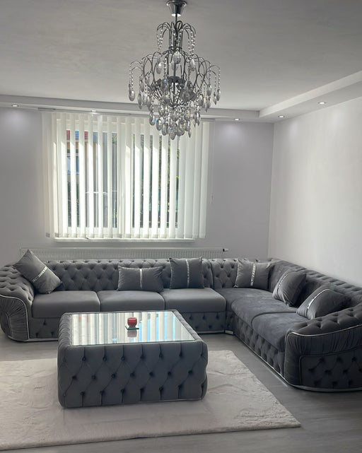 Ambassador corner sofa range plush velvet - choose combination