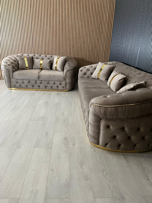Ambassador 2 seater sofa plush velvet