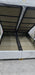 Helix Bedframe King Size Silver Velvet Gold Detailing - Headboard & Base
