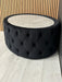 Upholstered Sintered Stone Top Coffee Table