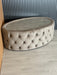 Upholstered Sintered Stone Top Coffee Table