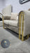 Elmira 3+2 in Beige and Gold