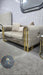 Elmira 3+2 in Beige and Gold