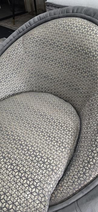 BVLGARI BERJER CHAIR IN V-27 GREY - NOW ON SALE
