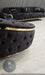 Kingston special 3+2 Sofa black velvet and gold