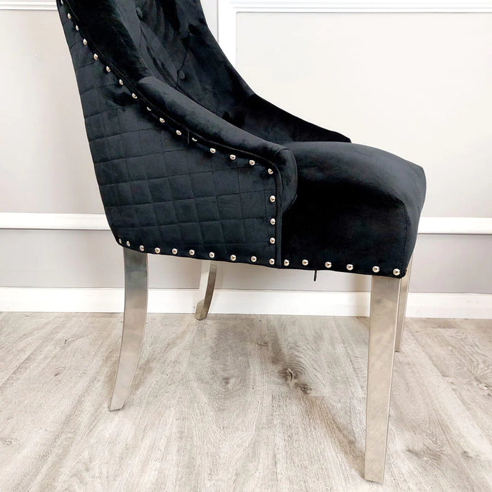 1.5m Arianna Dining Table + 4 Bentley Dining Chair Set