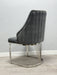 Lasco Plush Velvet Dining Chairs - Available In 3 Colours - Set Of 2