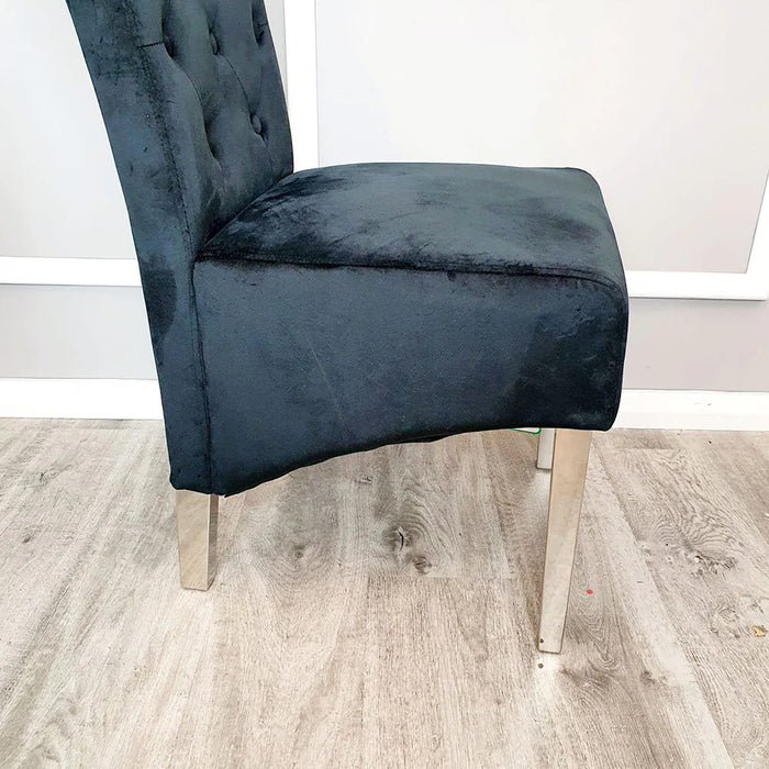 Arianna Dining Table 1.5m + 4 Sofia Dining Chairs