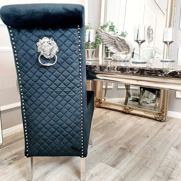 Arianna Dining Table 1.5m + 4 Sofia Dining Chairs