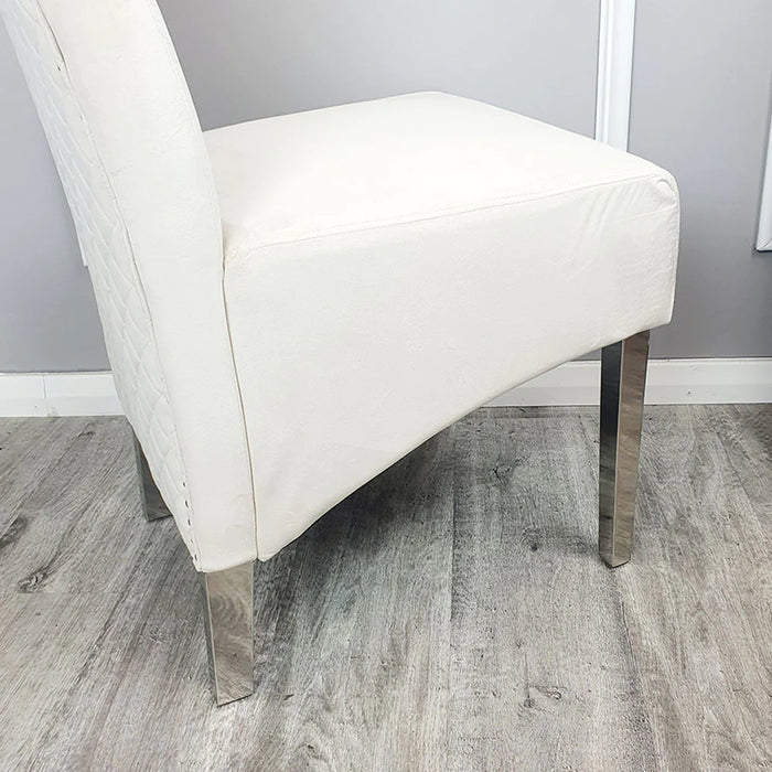 Arianna Dining Table 1.5m + 4 Sofia Dining Chairs