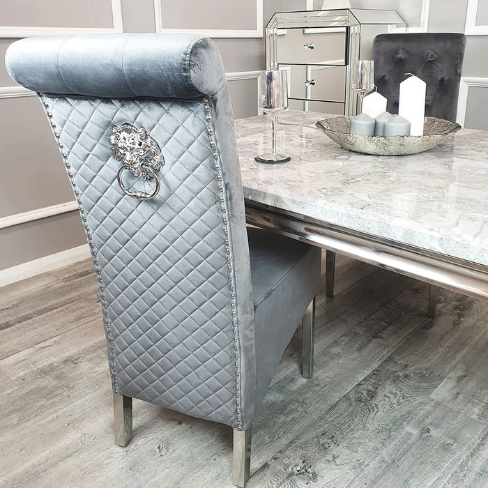 Arianna Dining Table 1.5m + 4 Sofia Dining Chairs