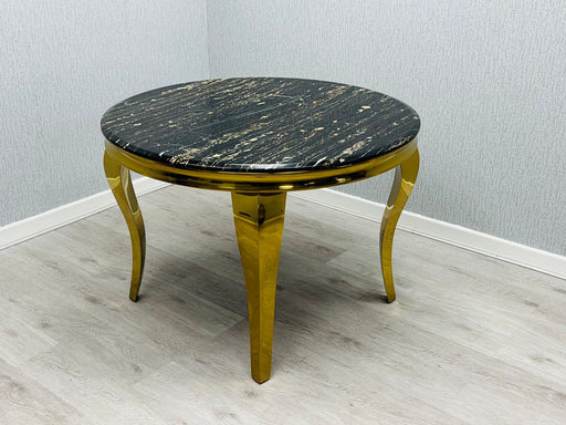 Sofia Dining Table with Victoria Circle Knocker Chairs