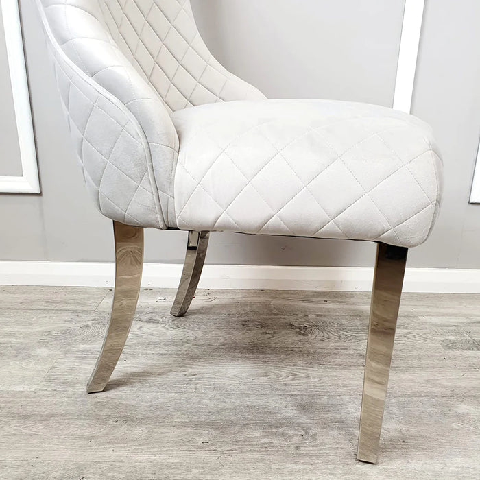 Louis Dining Table + Kate Dining Chairs