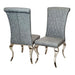 Nicole Dining Chair with Cross Stitch