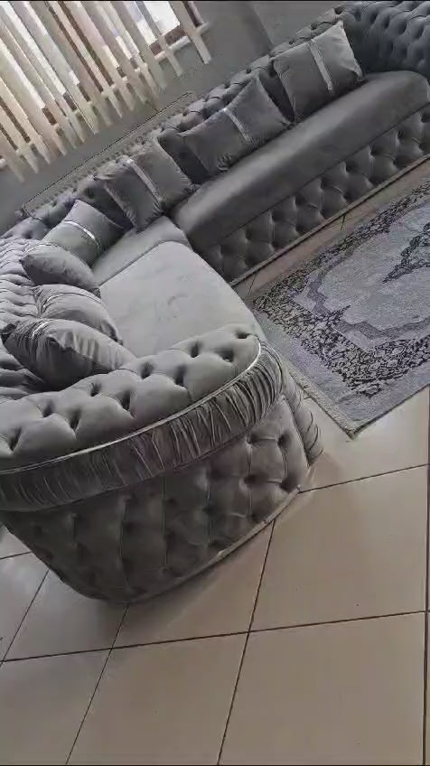 Ambassador corner sofa range plush velvet - choose combination