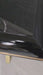 Luna Black & Gold Metal Finish Dining Table Only