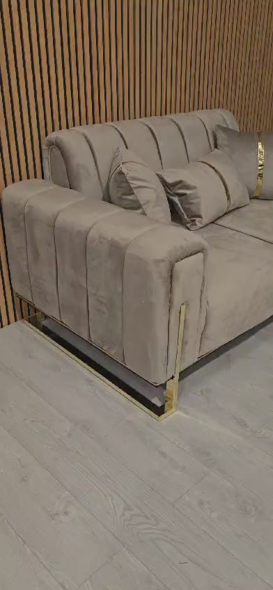 Genova 2 Seater Sofa plush velvet
