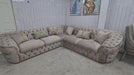 Ambassador corner in 270x270cm in Beige and Gold