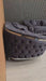 Bvlgari Special 3+2 Sofa Anthracite Grey & Chrome