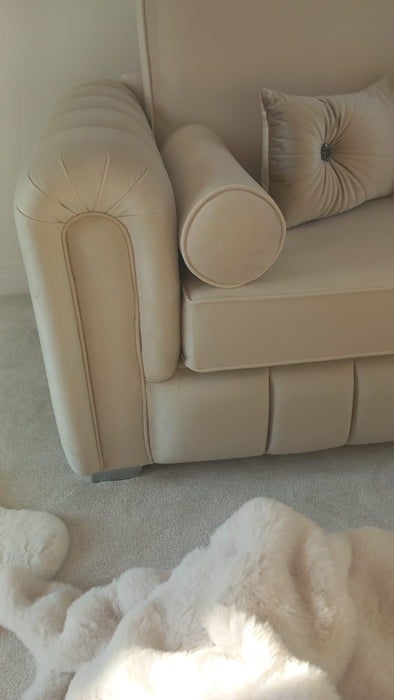 Louisiana premium plush velvet corner sofa range
