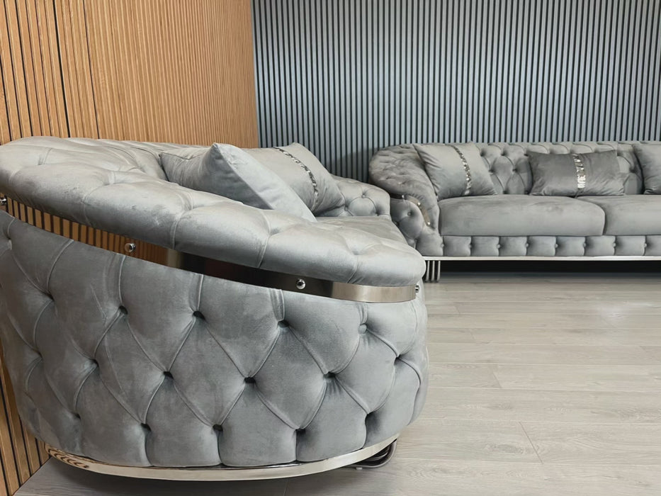 Bvlgari special 3+2 Seater Sofa Plush Velvet