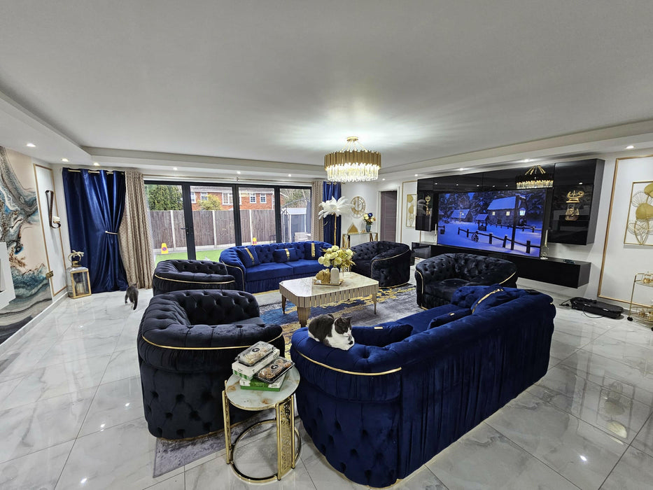 Ambassador 3+2 sofa range plush velvet