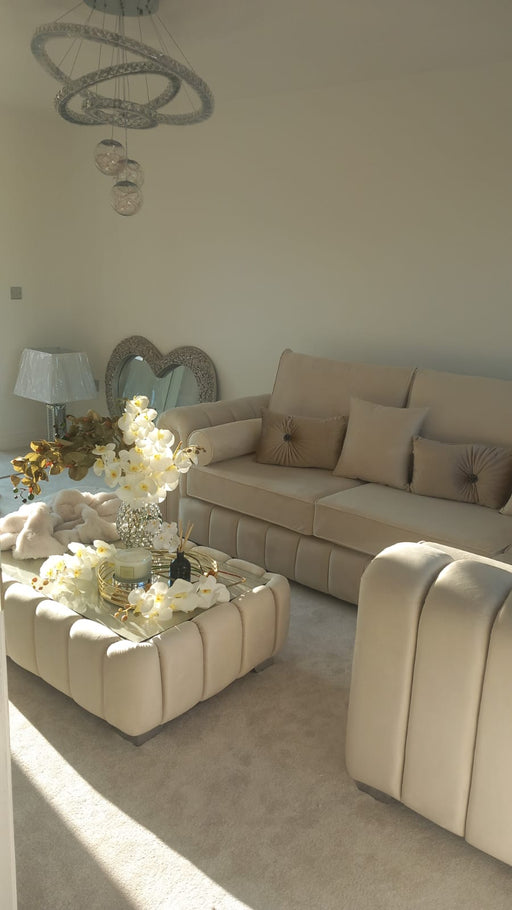 Louisiana premium plush velvet corner sofa range