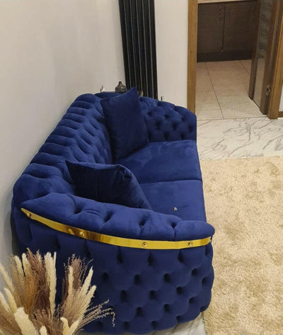 Bvlgari 3+2 seater sofa plush velvet
