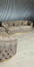 Ambassador 3 Seater In Beige 05 & Gold