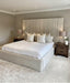 Audie bedframe plush velvet
