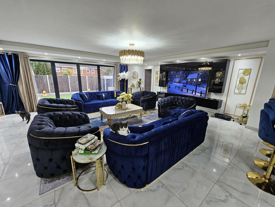 Ambassador 3+2 sofa range plush velvet