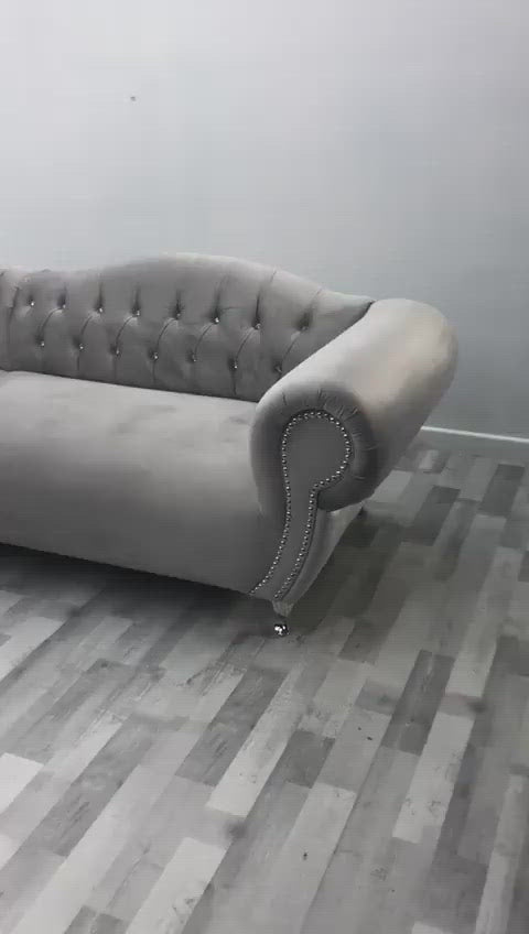 Chromesofa monacofabric sofa plushvelvet bespoke home homedecor cornersofa sofawithdiamonds interiordesign livingroom furnituredesign furniture fyp trend studding beautiful love living couch velvetsofa bespokesofa scatterbackcushions formalbackcushions fabricbuttons fabricsofa suedevelvet upholsteryfabric 