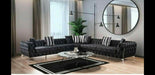 Hermes corner sofa plush velvet