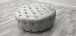 Stella Chesterfield Footstool Round