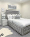 Luxe Bedframe Crushed Velvet/Plush Velvet