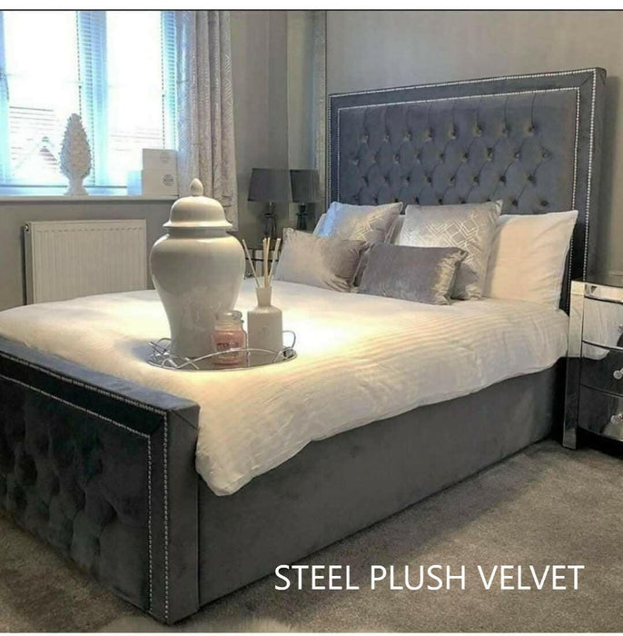 Arizona plush velvet bedframe