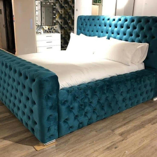 Ambassador plush velvet bedframe