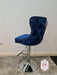 Valentino Barstool - Navy Plush Velvet