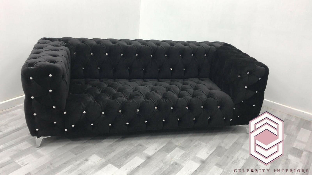 Ashton full chesterfield velvet 3+2  sofa range