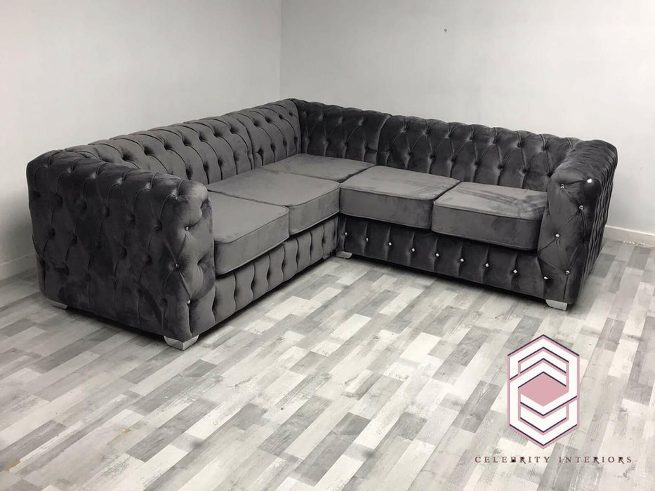 Knightsbridge velvet 3+2 sofa range