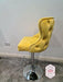 Valentino Barstool - Mustard Plush Velvet