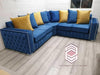 Paris French velvet corner sofa range