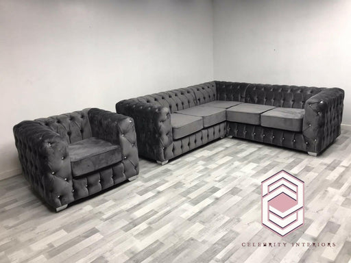Knightsbridge velvet 3+2 sofa range