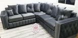 Paris French velvet corner sofa range