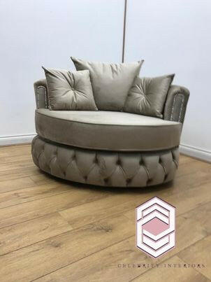 Cuddler swivel best sale sofa chair