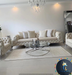 Hermes 3+2 sofa plush velvet